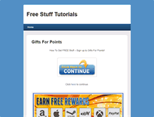 Tablet Screenshot of freestufftutorials.com